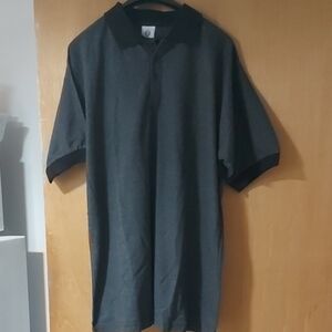 Men's Black Polo Shirt XL